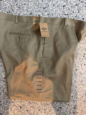 Dockers Classic Khaki/Tan Flat-Front Dress Pants